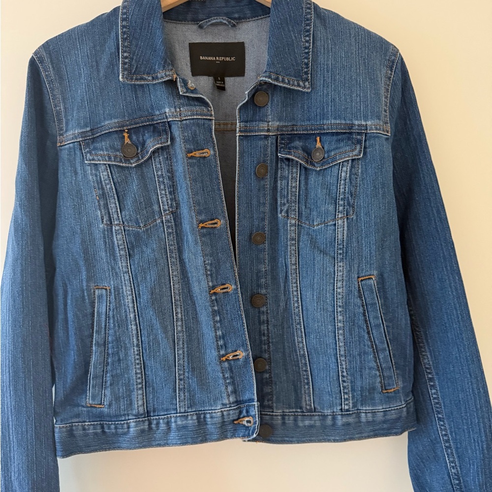 Banana Republic Blue Denim Jacket